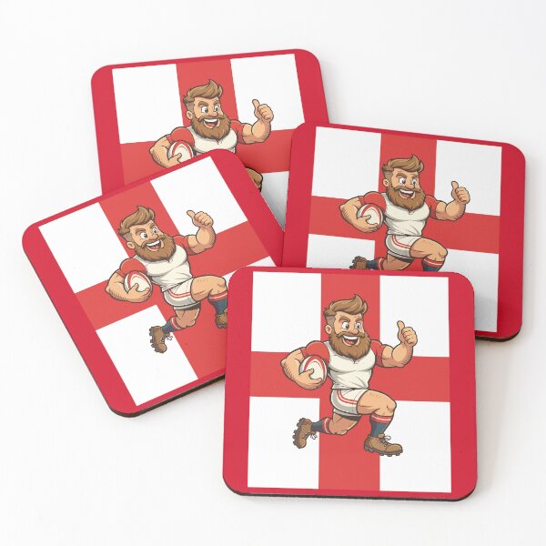 Item preview, Barrelling Forward Fun English Rugby Hero designed and sold by taiche.