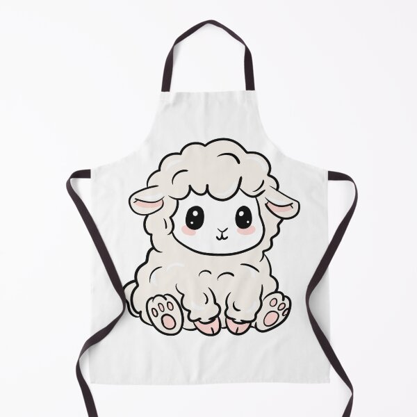 Item preview, Cute Kawaii Lamb Sticker - Adorable Fluffy Baby Sheep designed and sold by LYAN-STORE.