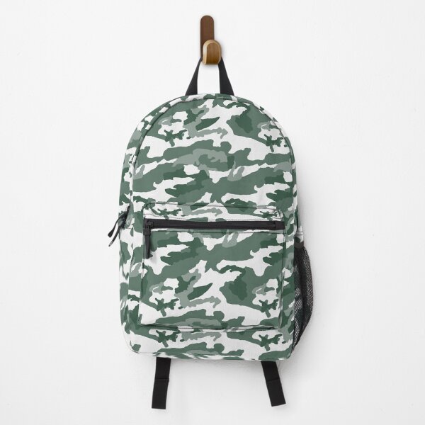 Item preview, White And Forest Green Camo Pattern Seamless designed and sold by pattern-archive.