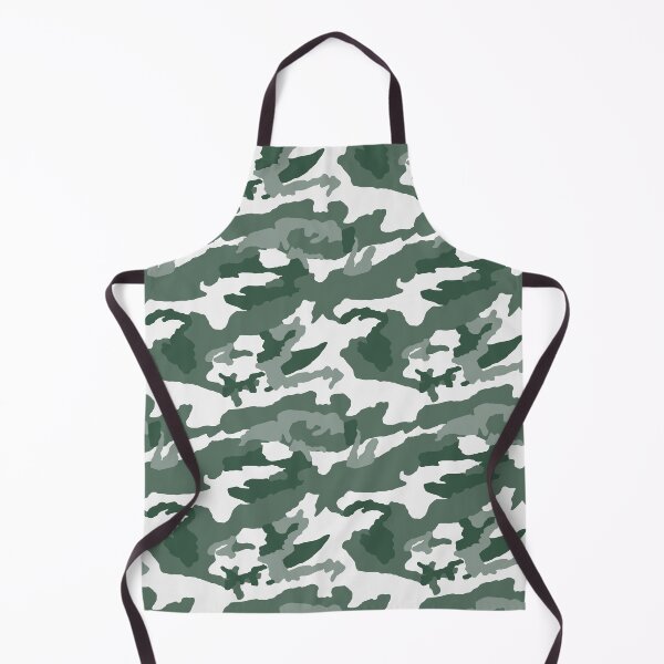 Item preview, White And Forest Green Camo Pattern Seamless designed and sold by pattern-archive.