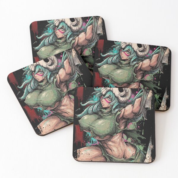 Item preview, Curvaceous Espada Inspired Style – Long Wavy Green Hair Adult Form Art designed and sold by Senpaiwaves.