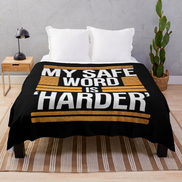 Item preview, Safe Word Is Harder Naughty Dirty Adult Humor Sub Dom designed and sold by angolinnArt.