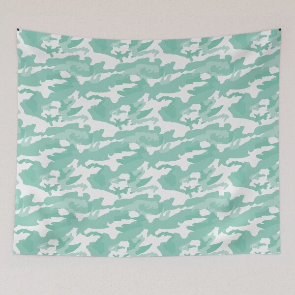 Item preview, White And Green Camo Pattern Seamless designed and sold by pattern-archive.