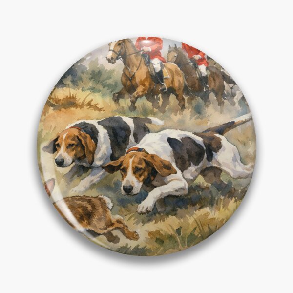 Item preview, Chasing the Wind – Field Hounds, Watercolor designed and sold by TammyHunterArt.
