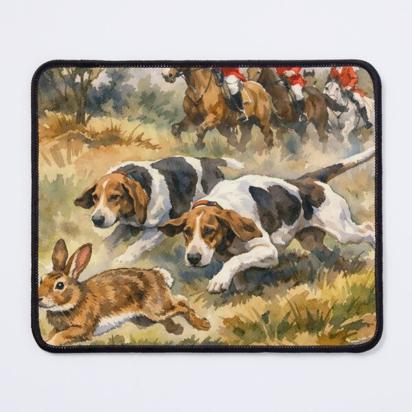 Item preview, Chasing the Wind – Field Hounds, Watercolor designed and sold by TammyHunterArt.