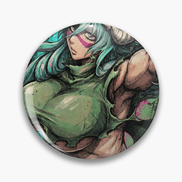 Item preview, Nelliel Green Hair Arrancar Warrior Nelliel Tu Gamuza Brave Souls Parasol designed and sold by Senpaiwaves.