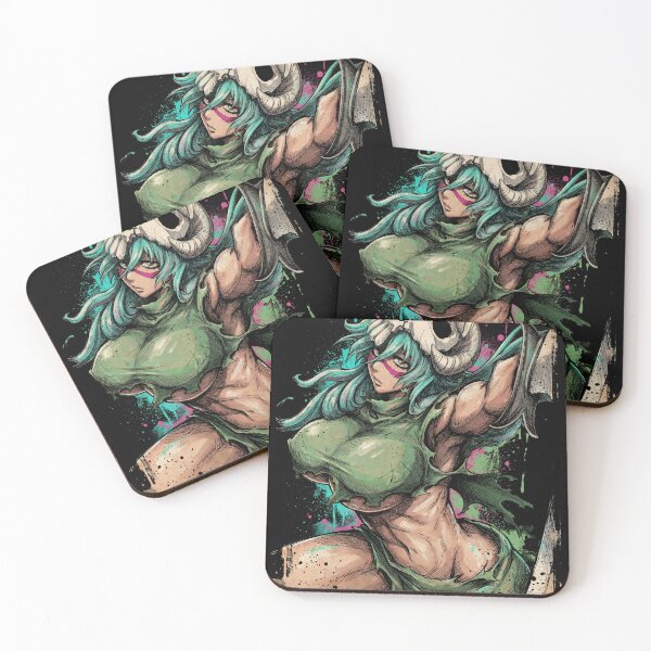 Item preview, Nelliel Green Hair Arrancar Warrior Nelliel Tu Gamuza Brave Souls Parasol designed and sold by Senpaiwaves.