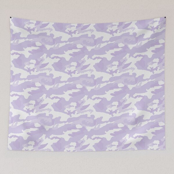 Artikelvorschau, Nahtloses Camouflage-Muster in Weiß und Lavendel. entworfen und verkauft von pattern-archive.