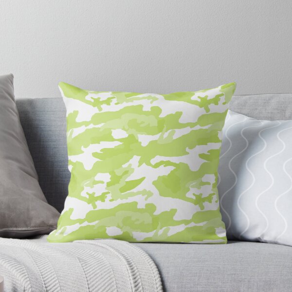 Item preview, White And Lime Camo Pattern Seamless designed and sold by pattern-archive.