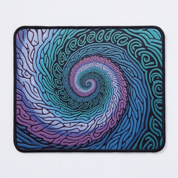 Item preview, New Zealand Māori Paua Pattern Koru Design 797 designed and sold by GrinGalore.