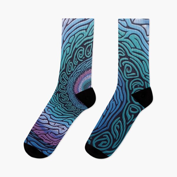 Aperçu de l'œuvre Nouvelle-Zélande Maori Paua Pattern Koru Design 797 créée et vendue par GrinGalore.