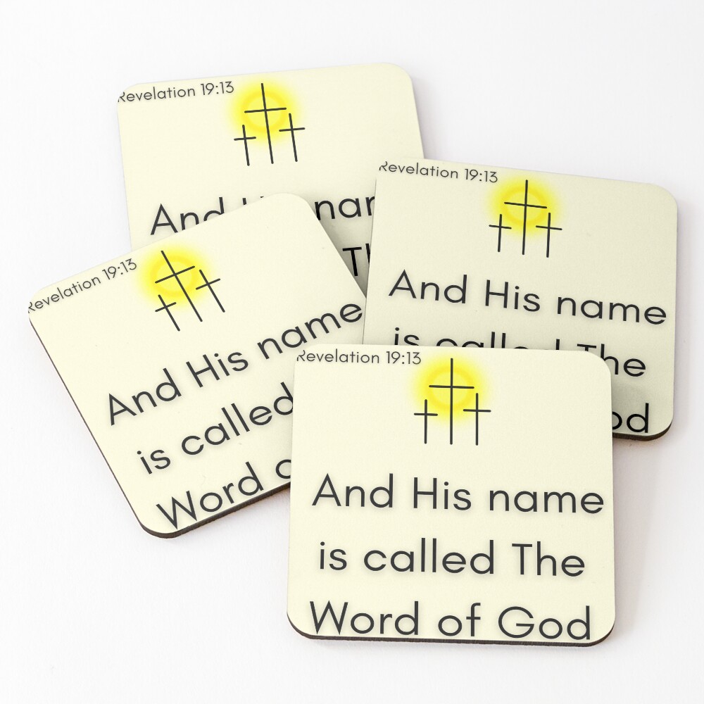 Artikel-Vorschau von Untersetzer (4er Set), designt und verkauft von Holy-Scripture.
