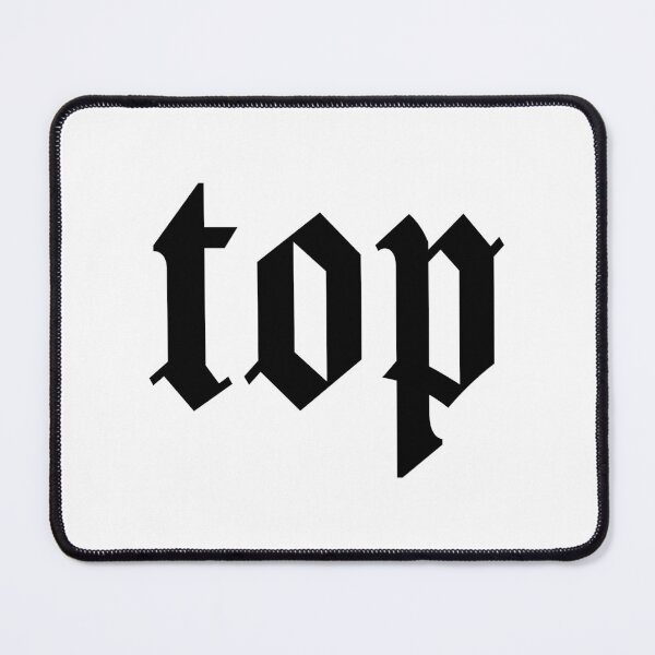 Item preview, Gay Top and Bottom LGBTQIA Pride Medieval Typography designed and sold by HIGHDIE STUDIOS.
