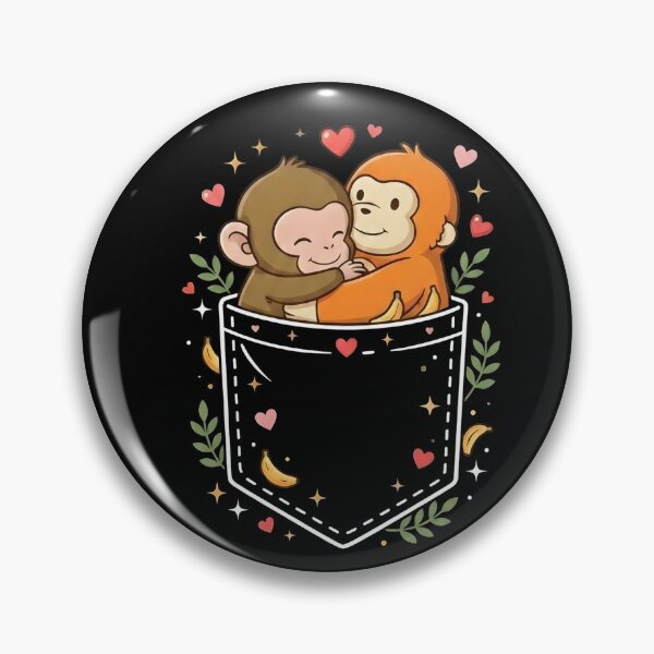 Item preview, Baby Monkey Punch and Ora-Mama Funny Cartoon Illustration designed and sold by VGAfanatic.