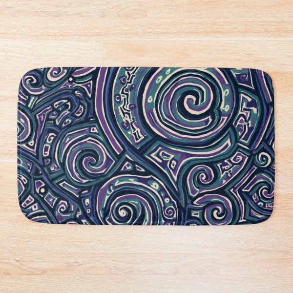 Item preview, New Zealand Māori Paua Pattern Koru Design 798 designed and sold by GrinGalore.