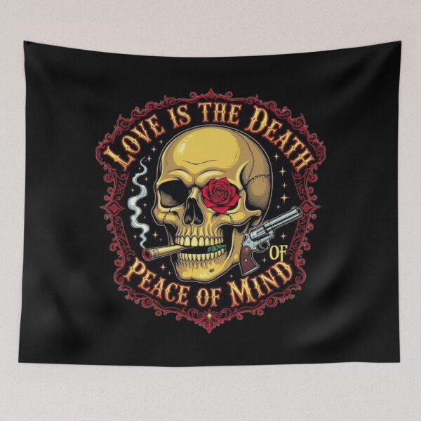 Item preview, Love is the Death of Peace of Mind  designed and sold by Shs-Kenya.