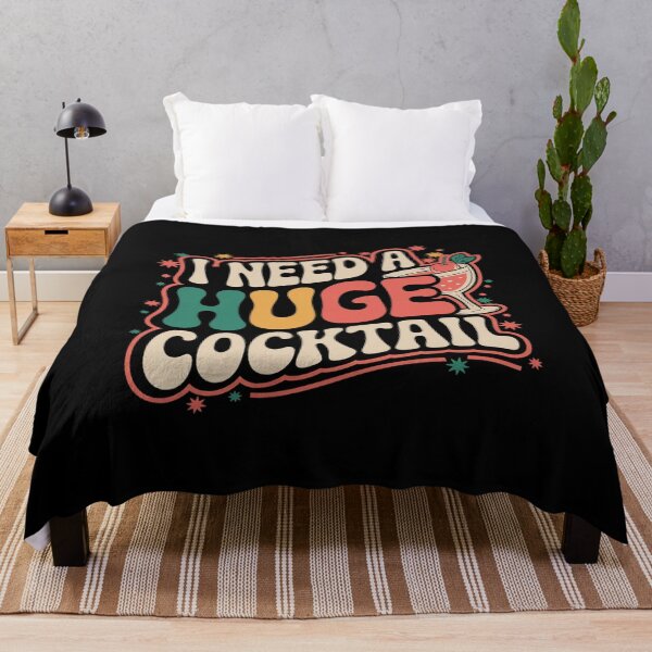 Item preview, Groovy I Need a Huge COCKtail Adult Humor Drinking  designed and sold by joyouartArt.