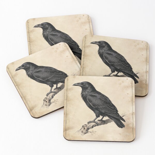 Item preview, Vintage Raven Illustration designed and sold by Jeeklsdotcom.