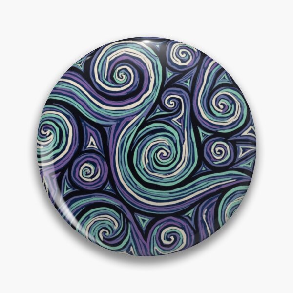 Item preview, New Zealand Māori Paua Pattern Koru Design 800 designed and sold by GrinGalore.
