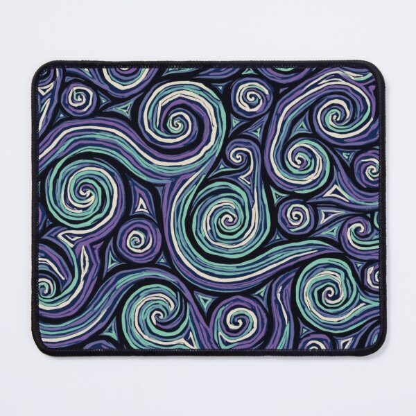 Item preview, New Zealand Māori Paua Pattern Koru Design 800 designed and sold by GrinGalore.