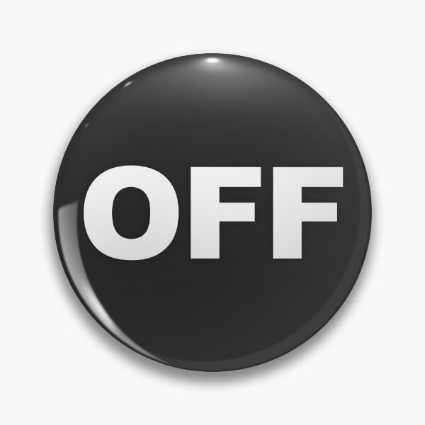 Item preview, OFF — White Minimal Bold Type Statement designed and sold by WORDPAUSE.