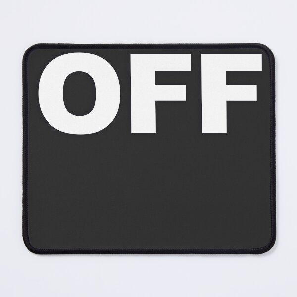 Item preview, OFF — White Minimal Bold Type Statement designed and sold by WORDPAUSE.