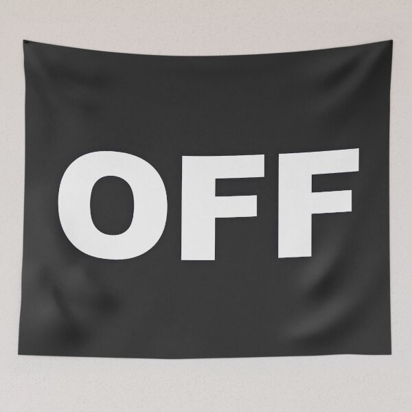 Item preview, OFF — White Minimal Bold Type Statement designed and sold by WORDPAUSE.