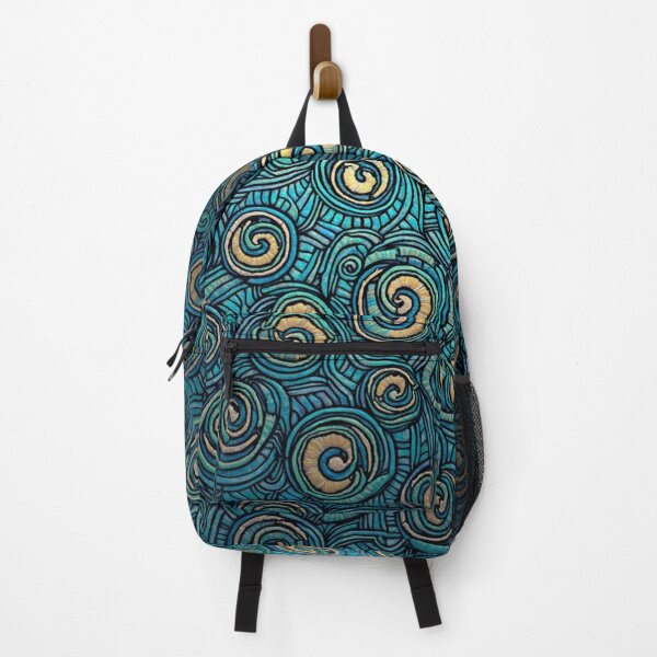 Item preview, New Zealand Māori Paua Pattern Koru Design 802 designed and sold by GrinGalore.