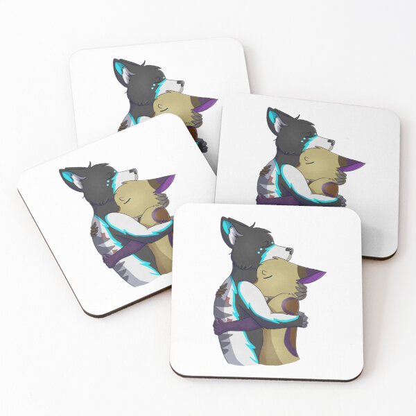 Item preview, Vibrant Connection: Neon Furry Hug Art designed and sold by HBDStudio.