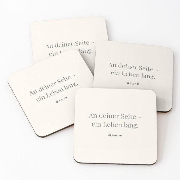 Item preview, By your side – for a lifetime. Minimalist dog saying designed and sold by HeartofHome.