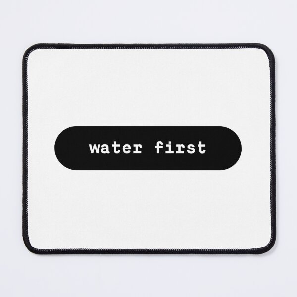 Item preview, Water First – Bold Minimal Typography Sticker | Hydration Reminder | Wellness Motivation designed and sold by Identity Club Co.