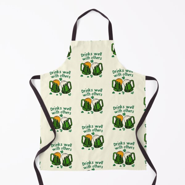 Item preview, Drinks Well With Others Sláinte Irish Beer Illustration designed and sold by MaiZephyr.
