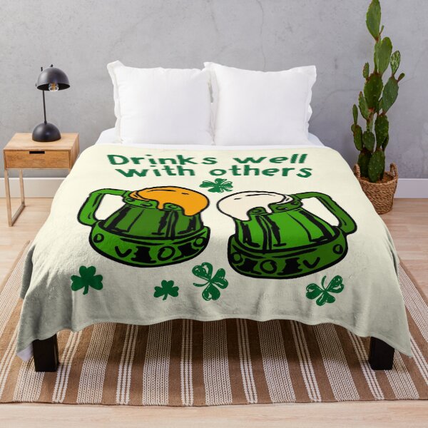 Item preview, Drinks Well With Others Sláinte Irish Beer Illustration designed and sold by MaiZephyr.