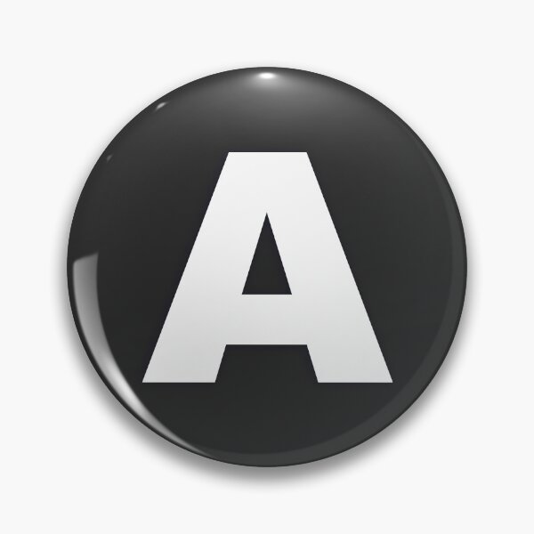 Item preview, A — White Minimal Bold Type Statement designed and sold by WORDPAUSE.