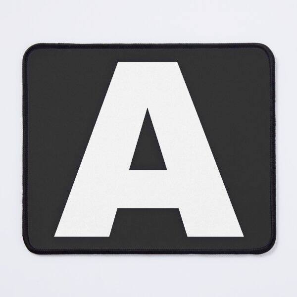 Item preview, A — White Minimal Bold Type Statement designed and sold by WORDPAUSE.