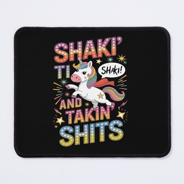 Item preview, Shakin' Tits and Takin Shits Unicorn Dirty Adult Humor designed and sold by angolinnArt.
