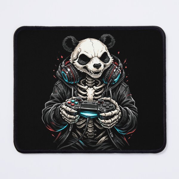 Item preview, Panda Skeleton Gamer – Competitive Neon Gaming Aesthetic Art designed and sold by ColorSplash123.