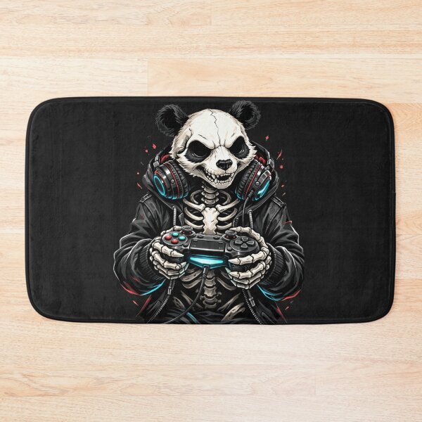 Item preview, Panda Skeleton Gamer – Competitive Neon Gaming Aesthetic Art designed and sold by ColorSplash123.
