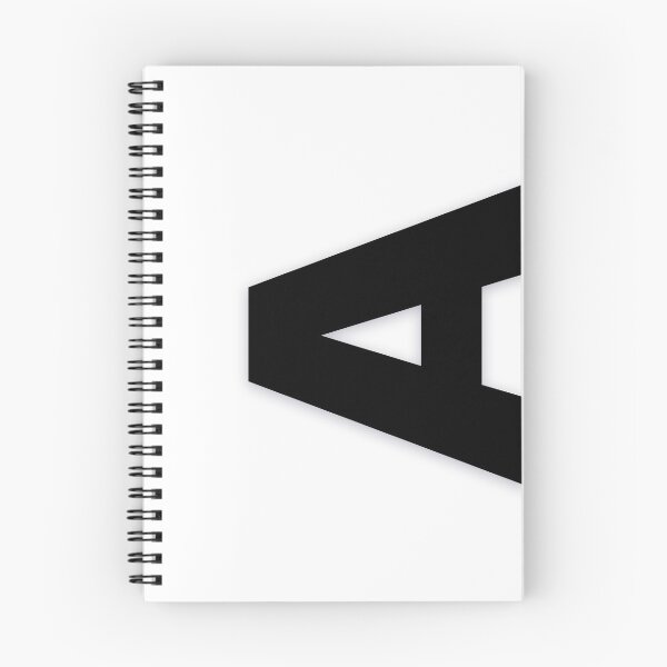 Item preview, A — Black Minimal Bold Type Statement designed and sold by WORDPAUSE.