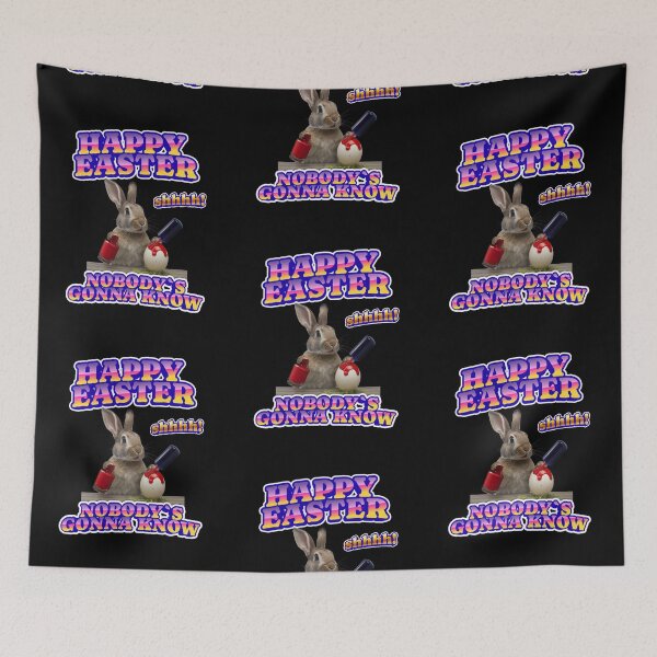 Item preview, Happy Bunny painting Easter egg with nail polish designed and sold by mama-creative.