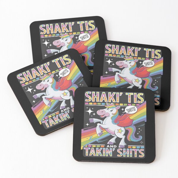 Item preview, Shakin' Tits and Takin Unicorn Dirty Adult Humor  designed and sold by angolinnArt.