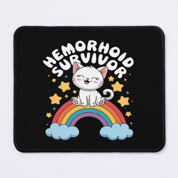 Item preview, Hemorrhoid Survivor Cat  designed and sold by joyouartArt.