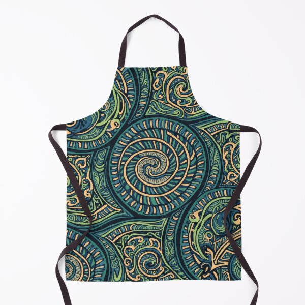 Item preview, New Zealand Māori Paua Pattern Koru Design 803 designed and sold by GrinGalore.