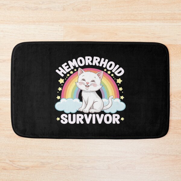 Item preview, Hemorrhoid Survivor Cat  designed and sold by joyouartArt.