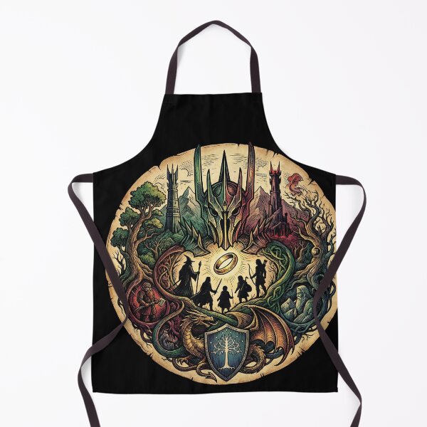 Item preview, Lord of the Rings Fellowship Silhouette Crest – Epic Group Portrait Art designed and sold by Senpaiwaves.