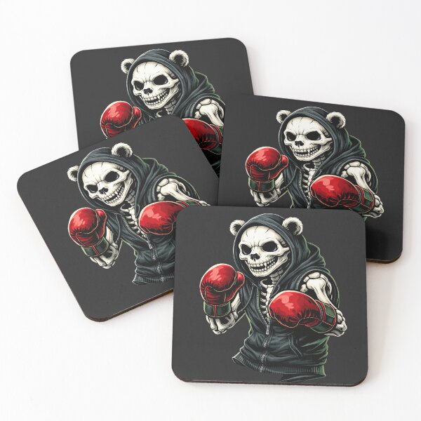 Item preview, Bear Skeleton Boxer – Intense Fitness Fight Aesthetic Art designed and sold by ColorSplash123.