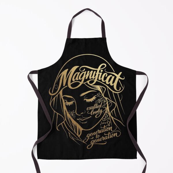 Item preview, Magnificat Virgin Mary Religious Gold Illustration designed and sold by Trend cool.