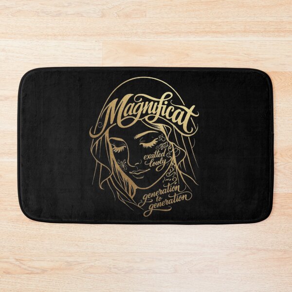 Item preview, Magnificat Virgin Mary Religious Gold Illustration designed and sold by Trend cool.