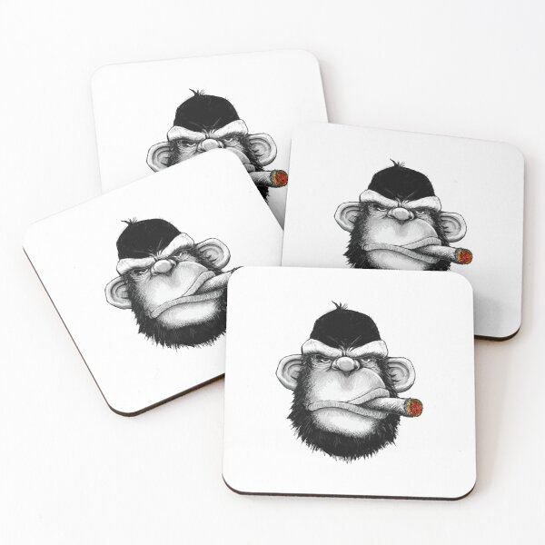 Item preview, Grumpy Boss: Smokin' Gorilla Street Art designed and sold by HBDStudio.