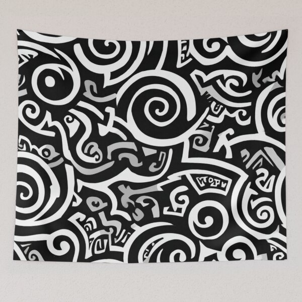 Item preview, New Zealand Māori Paua Pattern Koru Design 804 designed and sold by GrinGalore.